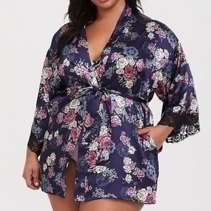 Satin & Lace Robe